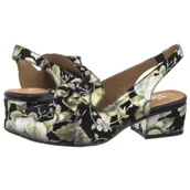 Sandały damskie - Sandały Czarne w Kwiaty Złote N6539-44/00-1 (MA1206-e) Maciejka - miniaturka - grafika 1