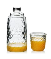 Pojemniki kuchenne - HOLLIE Butelka ze szklanką 1,1L - miniaturka - grafika 1