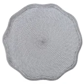 Obrusy i serwetki - Podkładka fi 38 Dekoracyjna Okrągła Otello Stalowy - miniaturka - grafika 1