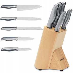 Berghoff Komplet 5 noży w bloku 5413821076218 - Zestawy sztućców - miniaturka - grafika 1
