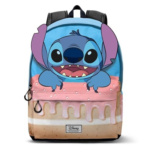 Disney Unisex Fan Hs Plecak 2.2 FAN HS Plecak 2.2 Feeling (1 opakowanie), Niebieski Lilo i Stitch, Jeden rozmiar, Plecak FAN HS 2.2