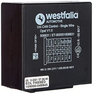 Westfalia 900001506631 jednostka sterująca 900001506631 - Akcesoria motoryzacyjne - miniaturka - grafika 1