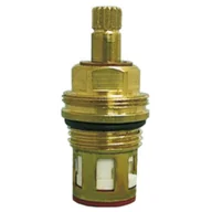 Łączniki, trójniki, kształtki - Głowica ceramiczna prawa ćwierć obrotowa 1/2" do baterii dwuuchwytowych Invena - miniaturka - grafika 1