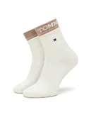 Skarpetki dla dzieci - Tommy Hilfiger Zestaw 2 par wysokich skarpet dziecięcych 701236328 Écru - miniaturka - grafika 1