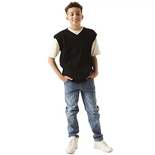 Bluzy dla chłopców - Garcia Kids Bluza chłopięca, czarna (off black), 176 - grafika 1