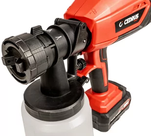 CEDRUS SP1000Li AGREGAT PISTOLET MALARSKI AKUMULATOROWY KOMPRESOR DO MALOWANIA NATRYSKOWEGO CEDSP1000LI 20V POWER+ OFICJALNY DYSTRYBUTOR - AUTORYZOWANY DEALER CEDRUS - Pistolety malarskie - miniaturka - grafika 2