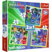 Puzzle - Trefl Puzzle 34840 Gotowi do działania 3w1 ŁÓDŹ 34840 - miniaturka - grafika 1