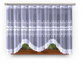 Firany - Firanka Gotowa Żakardowa 648107 160X500 Firana - miniaturka - grafika 1