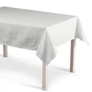 Dekoria Obrus prostokątny śmietankowa biel 130 × 130 cm Loneta - Obrusy i serwetki - miniaturka - grafika 1