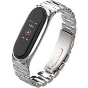 Akcesoria do smartwatchy - TECH-PROTECT Pasek Nylon do Xiaomi Mi Band 5 Różowo-złoty - miniaturka - grafika 1