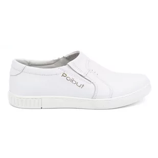 Buty męskie wsuwane skórzane 334/2 białe - Polbut - Półbuty męskie - miniaturka - grafika 1
