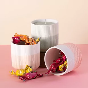 Pojemnik do przechowywania FINO styl nowoczesny do wewnątrz ameliahome - STORAGEJAR/AH/FINO/POWDERPINK/9X9,8 - Pudła i pojemniki do przechowywania - miniaturka - grafika 3
