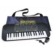 Instrumenty muzyczne dla dzieci - Dante Bontempi Organy elektroniczne 37 z pokrowcem zasilaczem 55133 - miniaturka - grafika 1