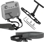 Akcesoria do drona - SunnyLife SOLIDNY ALUMINIOWY UCHWYT STOJAK PODPORA SMYCZ REGULOWANA DO KONTROLERA DJI RC 1 / RC 2 - DJI MINI 3 PRO / 4 PRO - BLACK - miniaturka - grafika 1