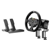 Kontrolery gier na PC - Moza Racing Moza Baza R3 + kierownica + pedały SRP-Lite + zaciski RS074 PC - miniaturka - grafika 1