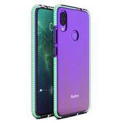 Etui i futerały do telefonów - Spring Case pokrowiec żelowe etui z kolorową ramką do Xiaomi Redmi Note 7 miętowy - miniaturka - grafika 1