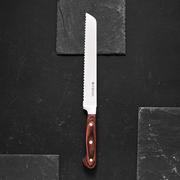 Noże kuchenne - Nóż do pieczywa 20 cm kuty Titanium - miniaturka - grafika 1