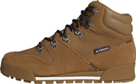 Buty trekkingowe męskie - Męskie buty outdoorowe adidas TERREX SNOWPITCH COLD.RDY brązowe, 10, rozmiar: 10 - miniaturka - grafika 1