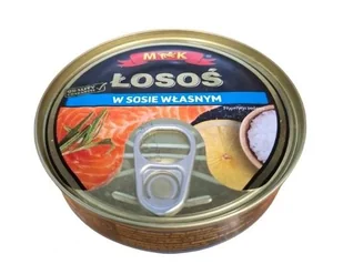 MK ŁOSOŚ W SOSIE WŁASNYM 160G - Konserwy i dania rybne - miniaturka - grafika 1