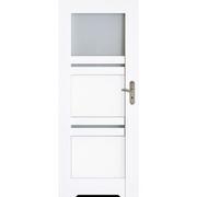 Drzwi wewnętrzne - Skrzydło drzwiowe DALIA białe podcięcie 70 L - miniaturka - grafika 1