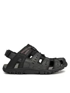 Sandały męskie - Geox Sandały Uomo Sandal Strada U4524C 000ME C9999 Czarny - miniaturka - grafika 1