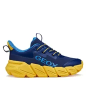 Buty dla chłopców - Sneakersy Geox J Flexyper Fast Boy J46N1A 0149J C0657 D Granatowy - miniaturka - grafika 1