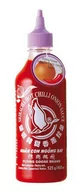 Kuchnie świata - Flying Goose Sos chili Sriracha z cebulą, ostry (55% chili) 455ml - Flying Goose 87666052857 - miniaturka - grafika 1