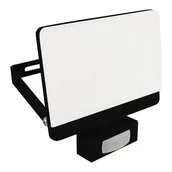 Lampy ogrodowe - Naświetlacz SMD z czujnikiem ruchu BRYZA 4246 Ideus LED 15W 4100K IP65 regulacja czarny - miniaturka - grafika 1