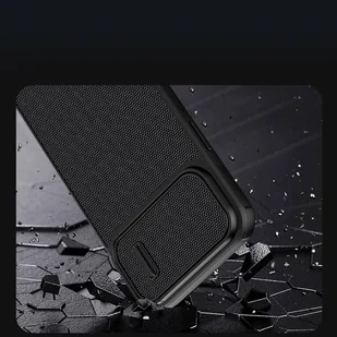 Nillkin Textured S Magnetic Case etui iPhone 14 pokrowiec MagSafe z osłoną na aparat czarny - Etui i futerały do telefonów - miniaturka - grafika 8