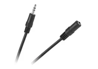 Kable - No name Kabel Przedłużacz 3.5mm Jack Czarny 3m 30 dni na zwrot towaru! - miniaturka - grafika 1