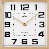 Zegary - MPM Zegar ścienny MPM E07.4434.51 29 cm drewniany cichy - miniaturka - grafika 1