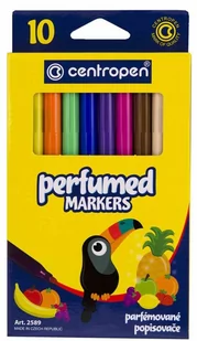 Centropen Flamastry perfumowane 10 kol 2589 - Flamastry - miniaturka - grafika 1