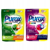 Środki do prania - Kapsułki do prania Purox Universal + Color (80 sztuk) - miniaturka - grafika 1