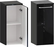 Szafki łazienkowe - Słupek Łazienkowy ROSEN 1D D P - Uchwyt Biały - miniaturka - grafika 1