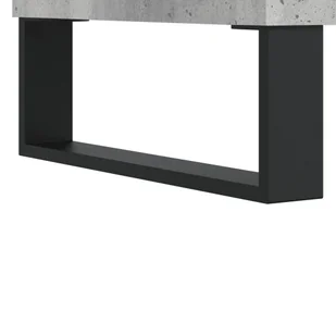 Szafka na buty, szarość betonu, 102x36x60 cm  Lumarko! - Szafki na buty - miniaturka - grafika 9