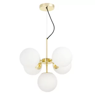 NOWOCZESNA LAMPA WISZĄCA KLASYCZNE ZŁOTO STELVIO W5 - Lampy sufitowe - miniaturka - grafika 1