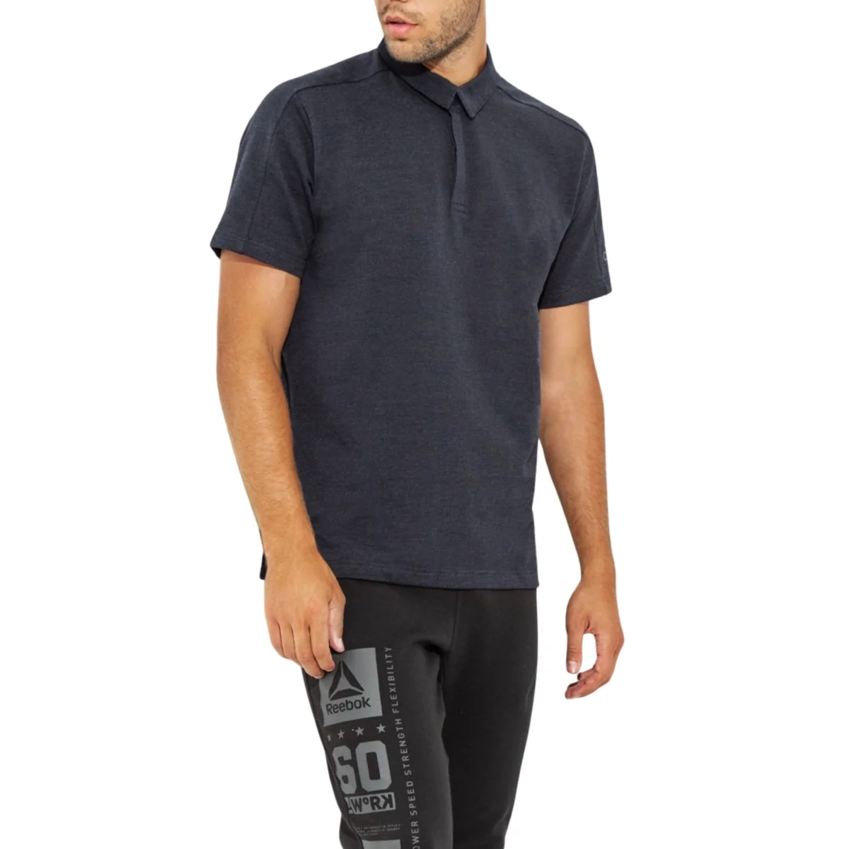 Męska Koszulka Polo Granatowa Adidas Zne Polo S