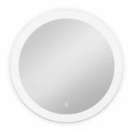 Lustra - Lustro łazienkowe led barwa zimna okrągłe 60 cm Galaxy Manufaktura Parczówek - miniaturka - grafika 1