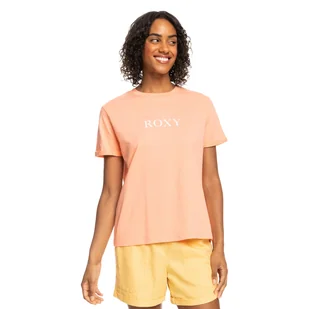 Damska Koszulka z krótkim rękawem ROXY NOON OCEAN J TEES ERJZT05490-MFQ0 – Pomarańczowy - Koszulki i topy damskie - miniaturka - grafika 1