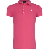 Koszulki dla dziewczynek - POLO RALPH LAUREN Polo | Regular Fit | pique - miniaturka - grafika 1