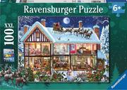 Puzzle - Ravensburger Kinderpuzzle 12996 - Weihnachten zu Hause 100 Teile XXL - Puzzle für Kinder ab 6 Jahren - miniaturka - grafika 1
