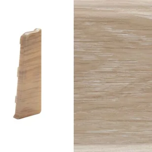 Arbiton Zakończenie prawe do listwy INDO (1 sztuka) dąb piaskowy - Listwy przypodłogowe - miniaturka - grafika 1