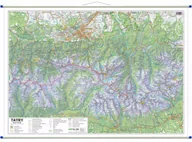 Mapy i plansze edukacyjne - Tatry Polskie i Słowackie. Mapa ścienna 1:55 000 - miniaturka - grafika 1