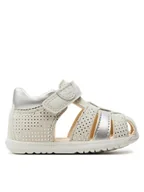 Buty dla dziewczynek - Geox Sandały B Sandal Macchia Gir B254WB 007NF C1Q1N Biały - miniaturka - grafika 1