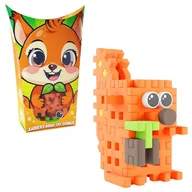 Klocki - Marioinex Klocki Mini Waffle Małe Zwierzęta Konstrukcyjne Kieszonkowe Pocket Pets Wiewiórka 34 El. 3+ - miniaturka - grafika 1