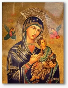 Matka Boża Nieustającej Pomocy, nowoczesny obraz religijny plexi - Ikony i obrazy sakralne - miniaturka - grafika 1