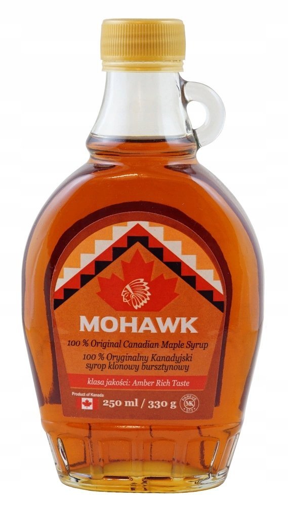 Syrop klonowy bursztynowy Amber Rich Taste 250ml/330g Mohawk