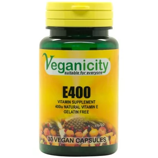 Veganicity, Witamina E400, 30 kaps. - Suplementy naturalne - miniaturka - grafika 1