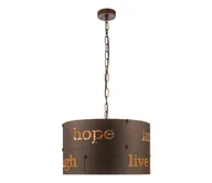 Lampy sufitowe - Eglo 62331 - Żyrandol na łańcuchu COLDINGHAM PRO 3xE27/60W/230V brązowy - miniaturka - grafika 1