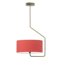 Lampy sufitowe - Nowoczesny plafon LED ze złotym stelażem LAVRIO - miniaturka - grafika 1